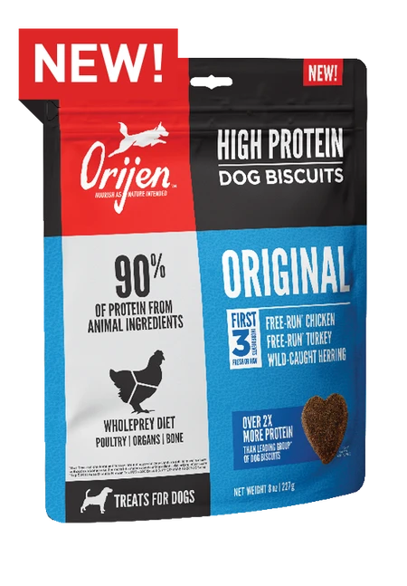 ORIJEN High Protein Dog Biscuits Original BISCUITS & CRUNCHY TREATS