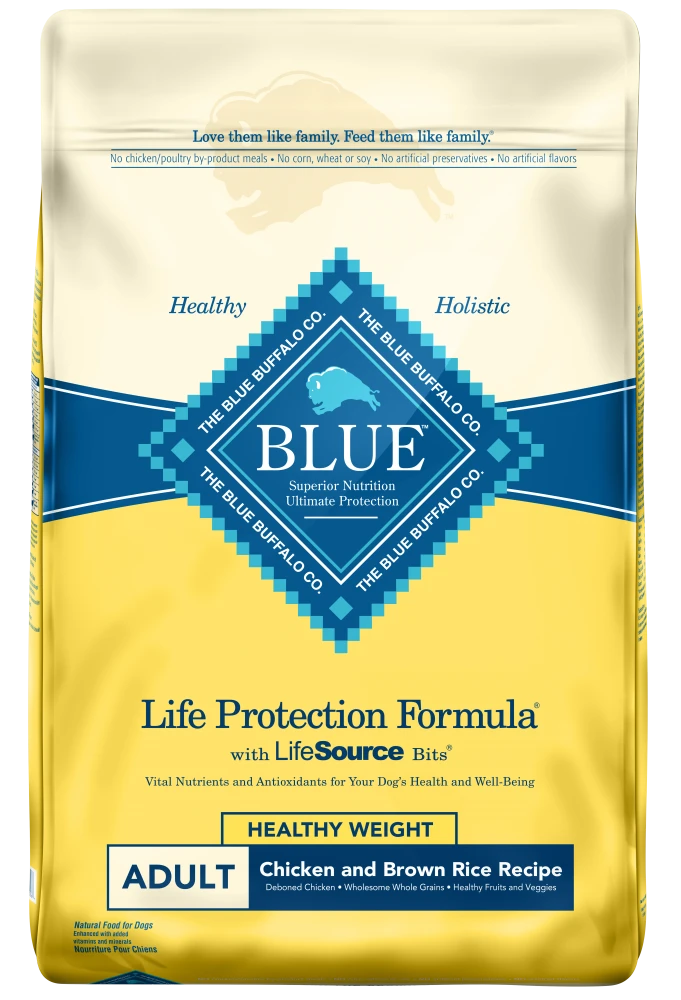 Blue Buffalo Life Protection Healthy Weight Natural Chicken & Brown Rice Recipe Adult Dry Dog Food