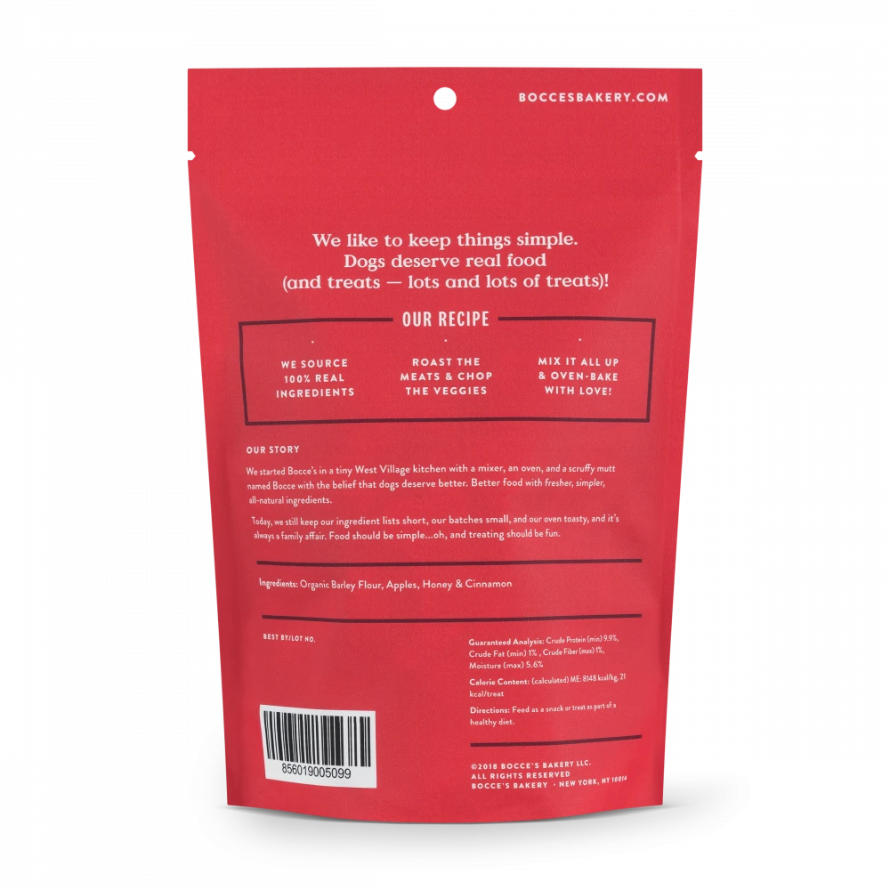 Bocce's Bakery The Big Apple Pie All Natural Dog Biscuits - Image 2