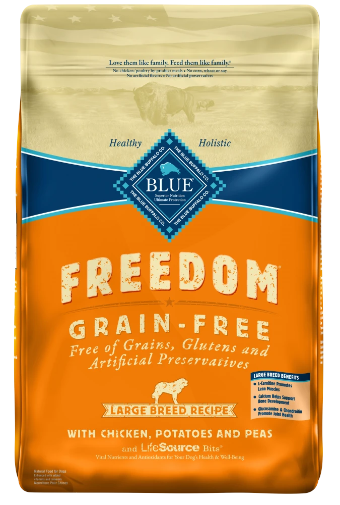 Blue Buffalo Freedom Grain Free Chicken Recipe Large Breed Adult Dry Dog Food