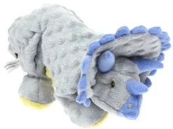 Go Dog Frills The Grey Triceratops Dog Chew Toy