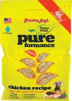 Grandma Lucy's Pureformance Chicken And Chickpea Freeze Dried Grain Free Dog Food