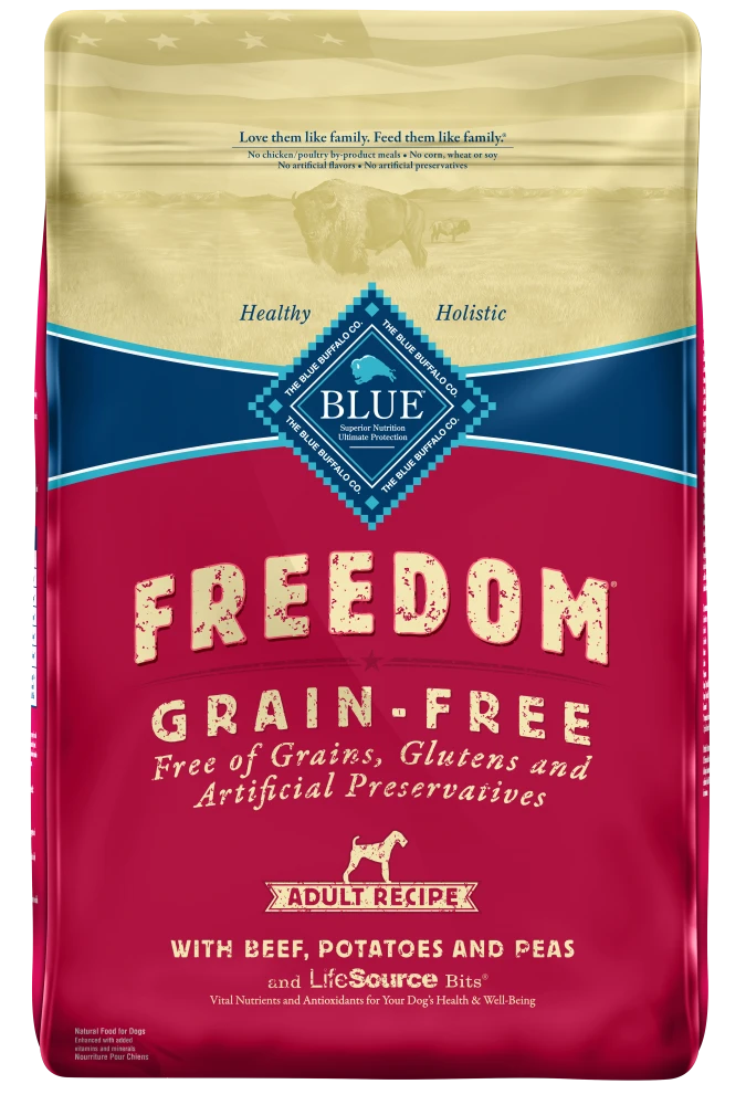 Blue Buffalo Freedom Grain-Free Adult Beef Recipe Dry Dog Food