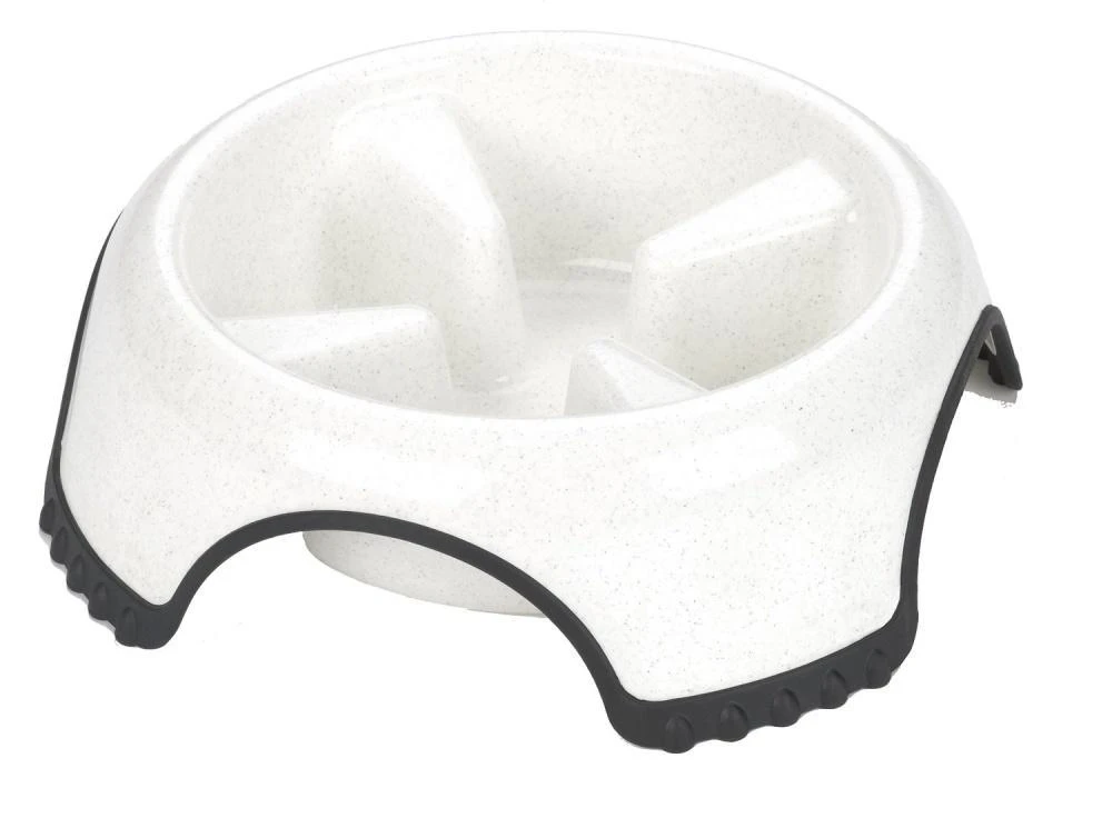 JW Pet Skid Stop Slow Feed Dog Bowls - Image 2
