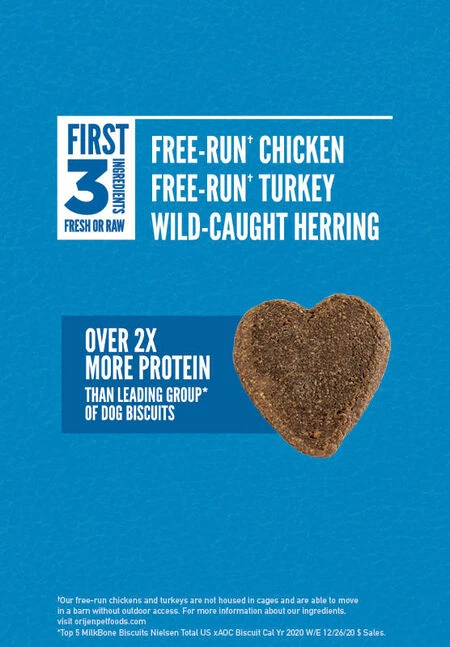 ORIJEN High Protein Dog Biscuits Original BISCUITS & CRUNCHY TREATS - Image 3