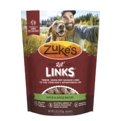 Zukes Lil' Links Grain Free Duck And Apple Recipe For Dogs