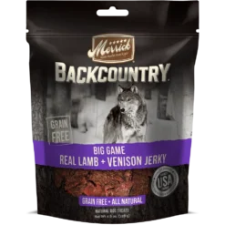 Merrick Backcountry Big Game Grain Free Real Lamb And Venison Jerky Dog Treats
