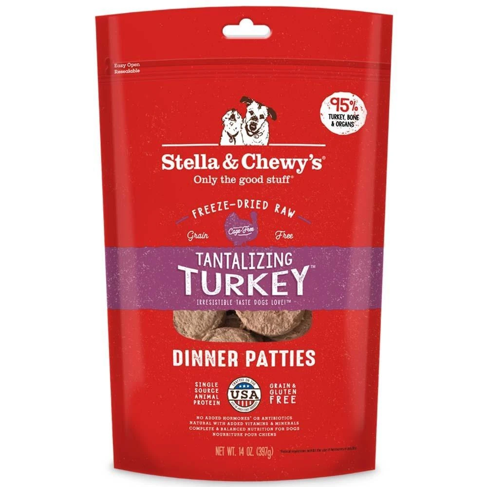 Stella & Chewy's Dog FD Tantalizing Turkey Patties