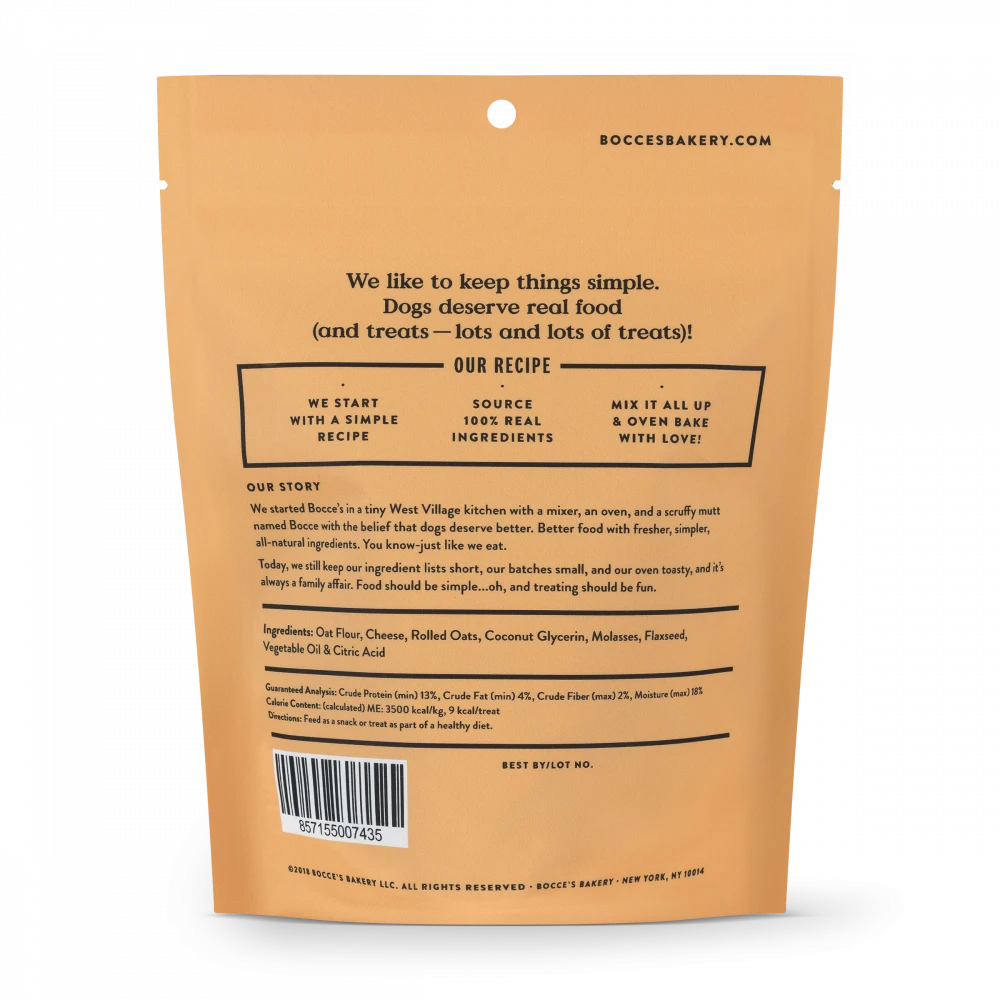 Bocce's Bakery Soft & Chewy Cheese Recipe Dog Treats - Image 2