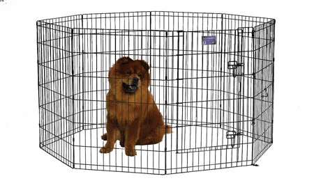 Midwest Black Contour Exercise Pen For Dogs - Image 5