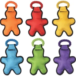 Multipet Cross-Ropes Tug 'O Man 14 In. Tough Tug Rope Dog Toy