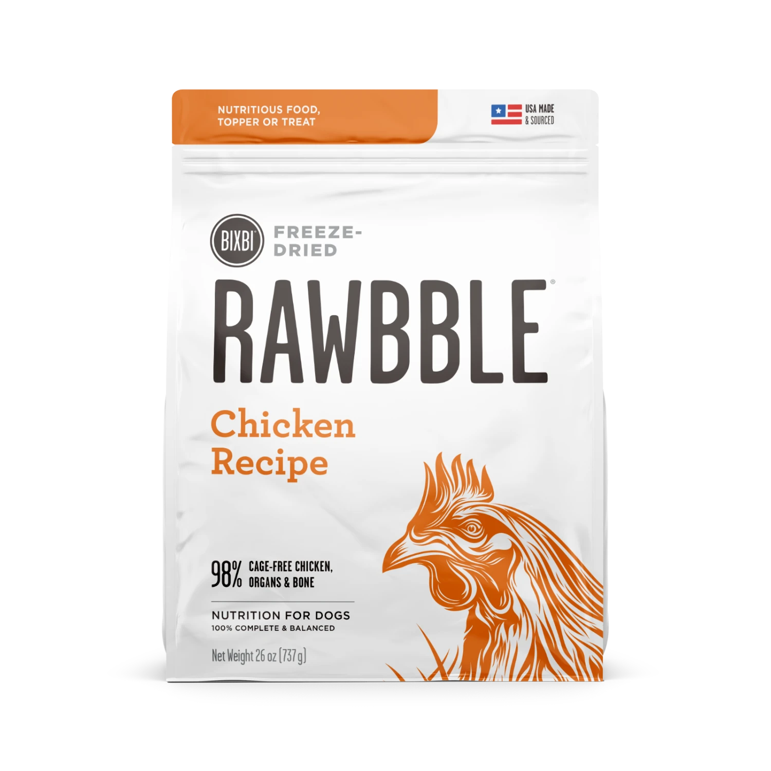 RAWBBLE® FREEZE DRIED DOG FOOD - CHICKEN RECIPE - Image 2