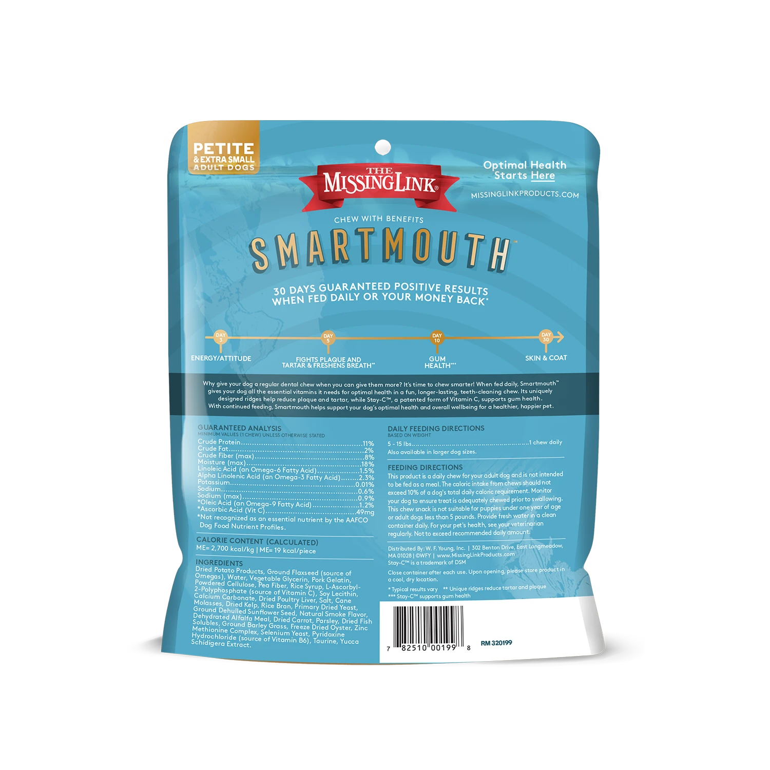 The Missing Link® Smartmouth™ Dental Chews For Petite/Extra Small Dogs, 28 Count - Image 2