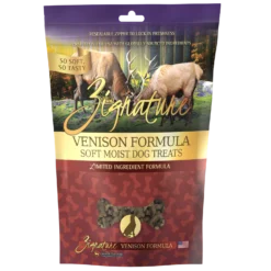 Zignature Soft Moist Dog Treats Venison Formula