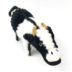 Steel Dog Cow Dog Toy W/ Tennis Ball