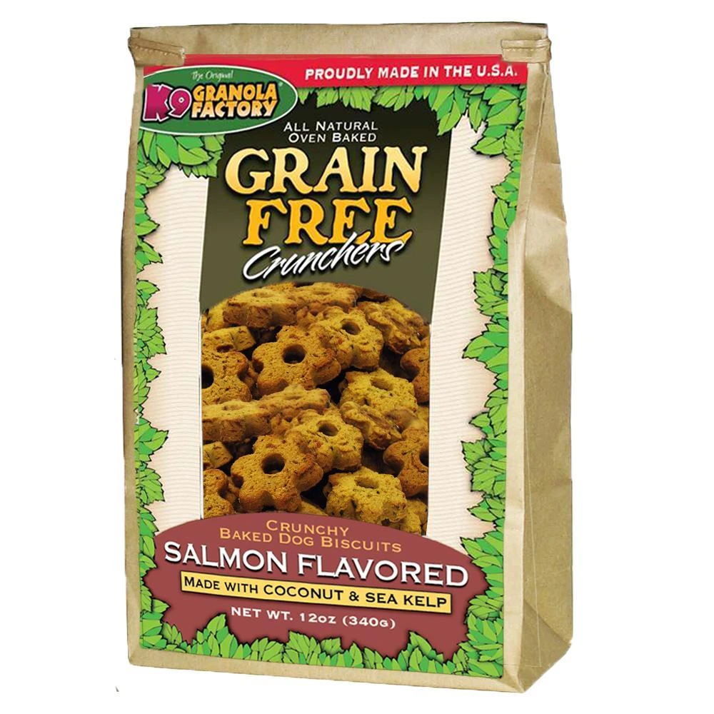 K9 Granola Factory Grain Free Crunchers Atlantic Salmon With Coconut & Sea Kelp
