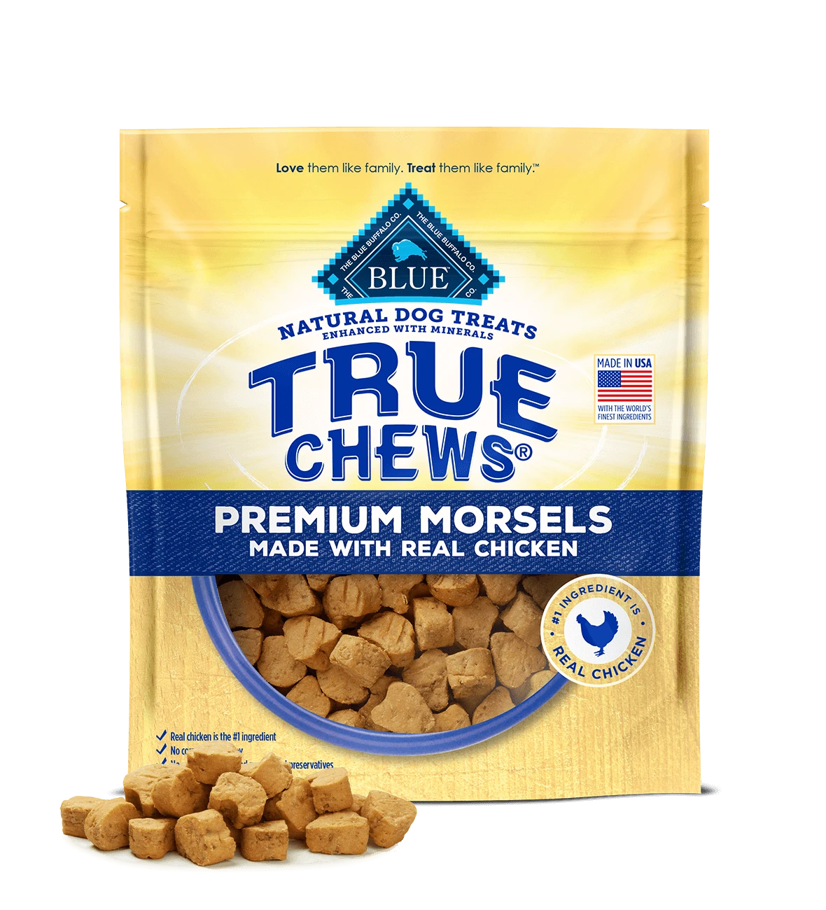 Blue Buffalo True Chews Premium Morsels Chicken