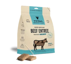 Vital Essentials Freeze-Dried Raw Beef Entrée Mini Patties Dog Food