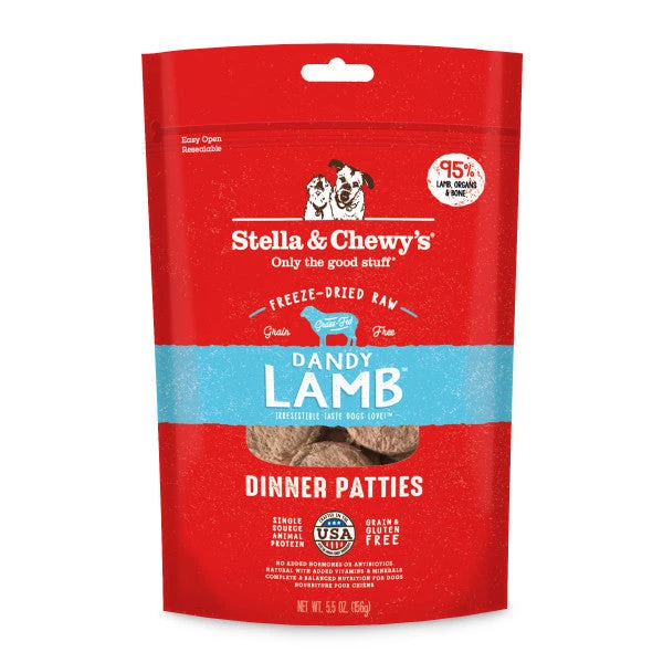 Stella & Chewy's Freeze-Dried Raw Dinner Patties For Dogs - Dandy Lamb Recipe - Image 4