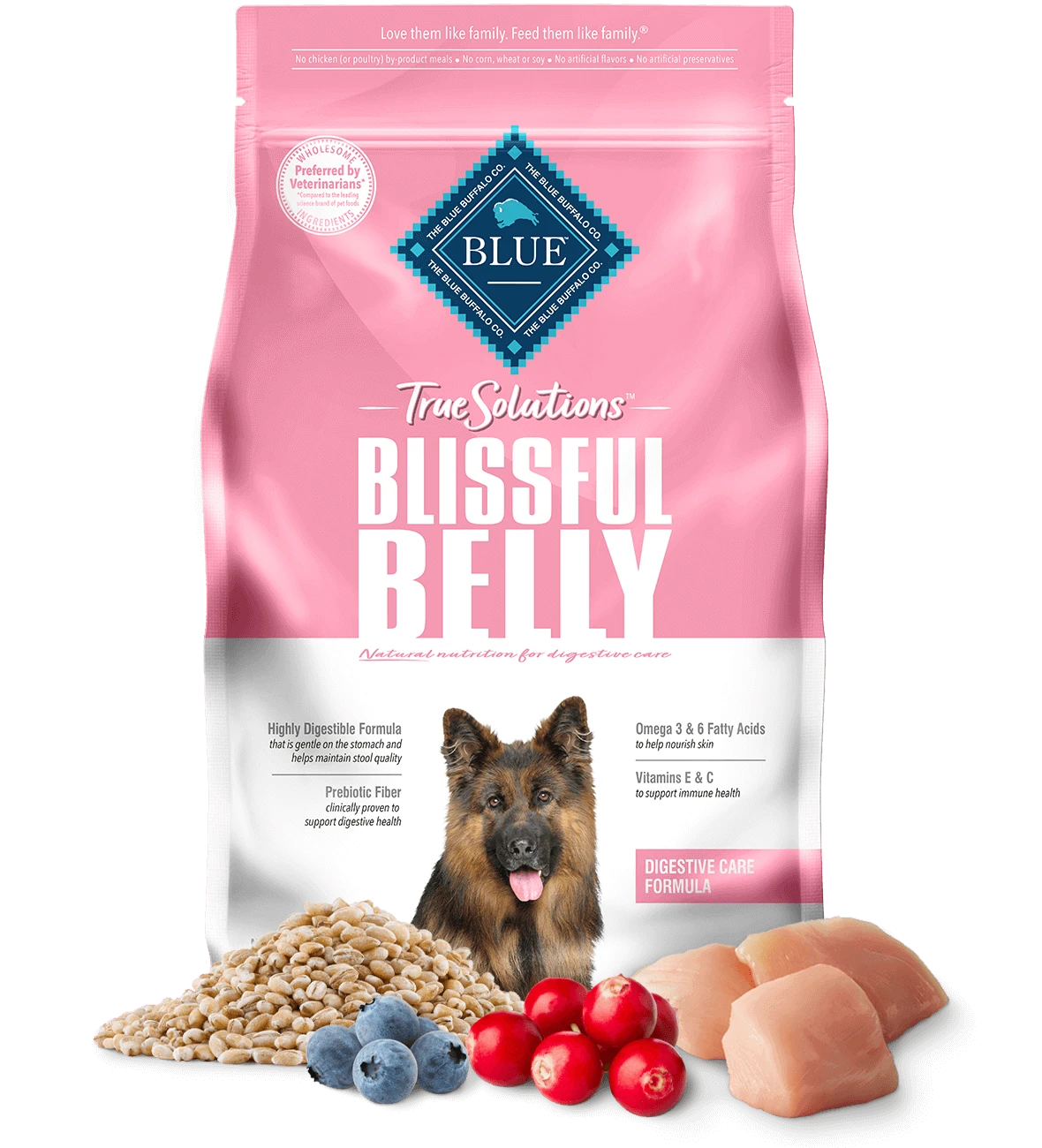 Blue Buffalo BLUE True Solutions™ Blissful Belly Adult Dogs Digestive Care Formula
